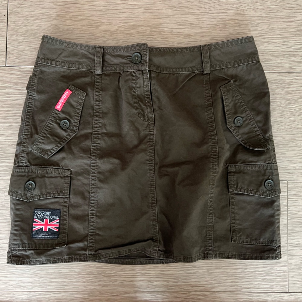Cargo mini skirt